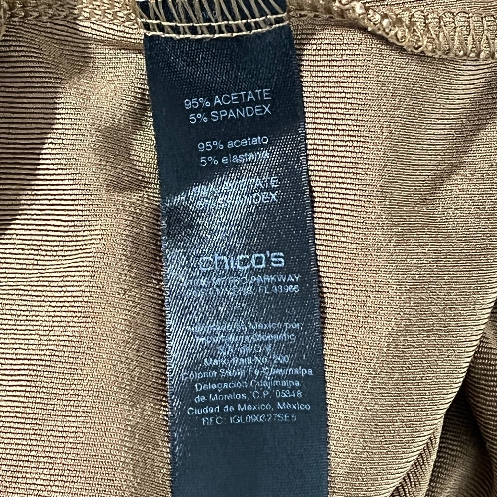 Chico's Women's Travelers Classic No Tummy Wrinkle Resistant Straight Leg Pants - Picture 5 of 6